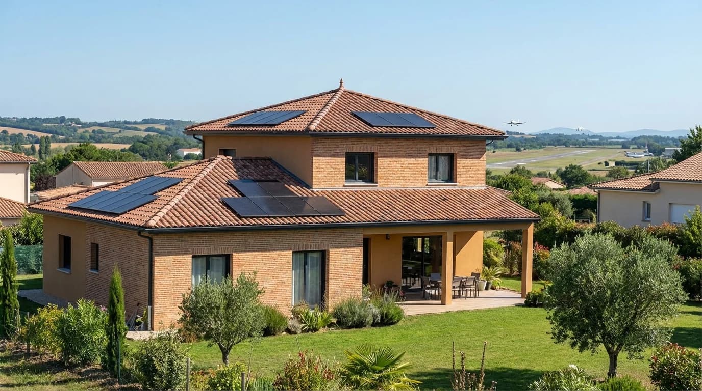 Panneaux solaires à Blagnac