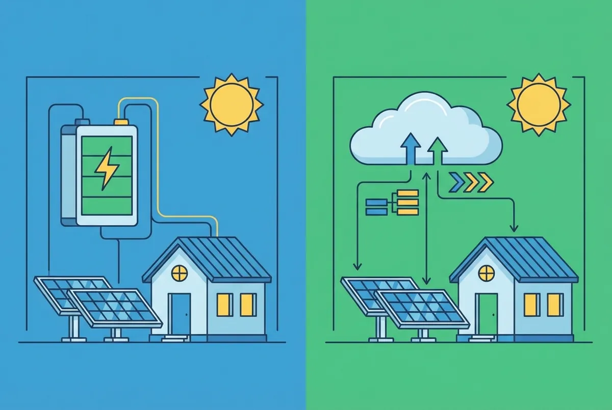 Comparaison entre stockage physique et stockage virtuel