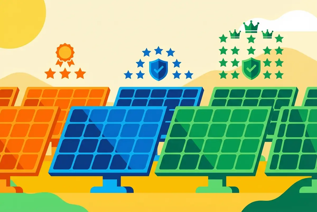 Comparatif des garanties par fabricant de panneaux solaires