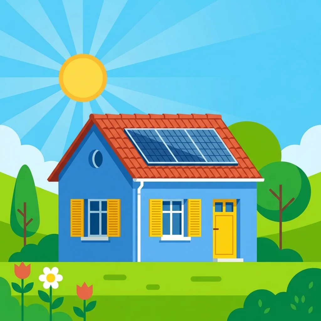 Installation de panneaux solaires 3 kWc sur une maison individuelle