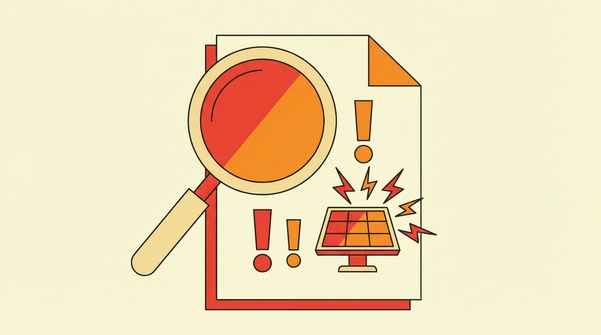 Signaux d'alerte à repérer sur un devis de panneaux solaires