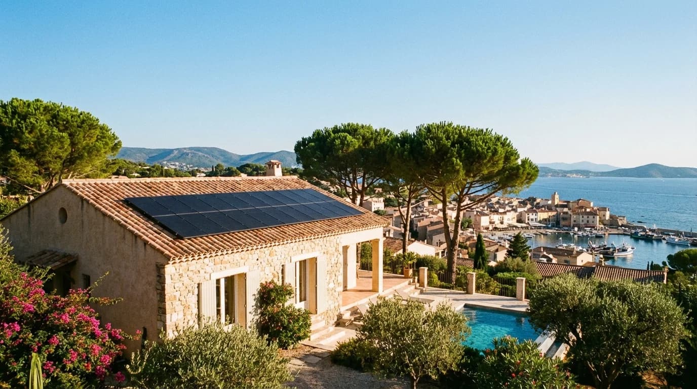 Panneaux solaires à Six-Fours-les-Plages